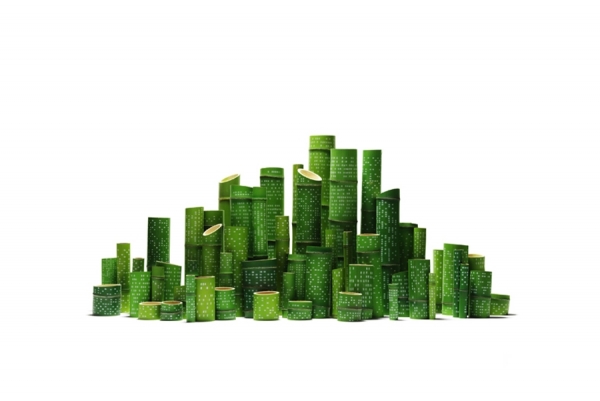 Photograph Andy Rudak Bamboo City on One Eyeland
